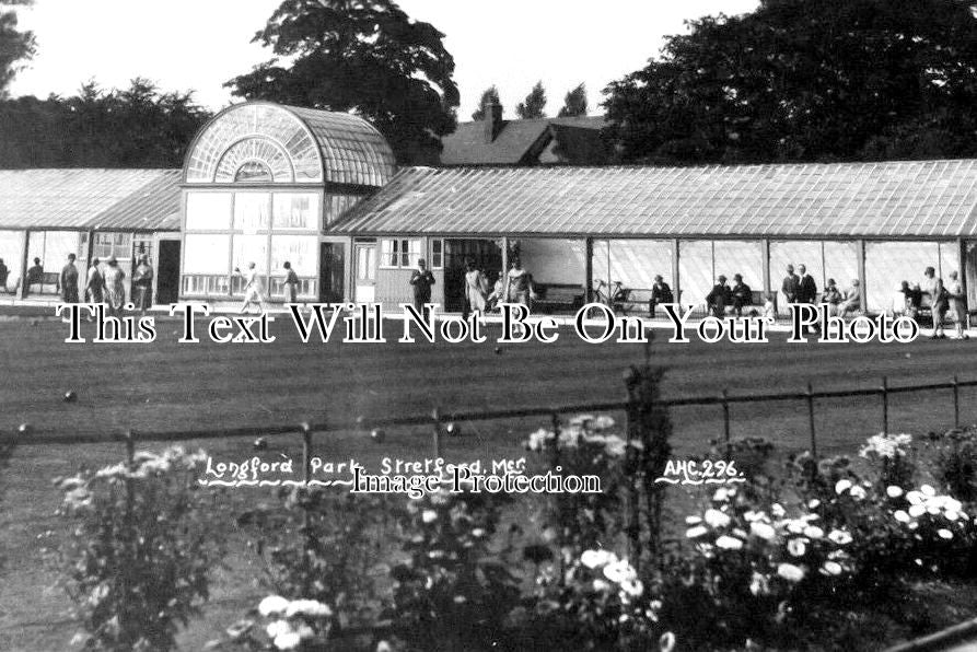 LA 3393 - Longford Park Bowling Green, Stretford, Manchester, Lancashire c1930
