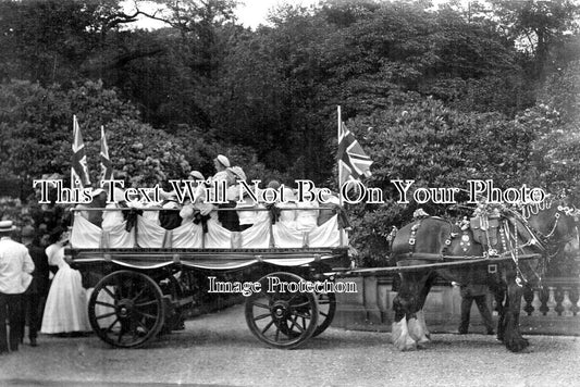LA 3398 - John Stanning & Son Horse & Cart, Leyland, Lancashire