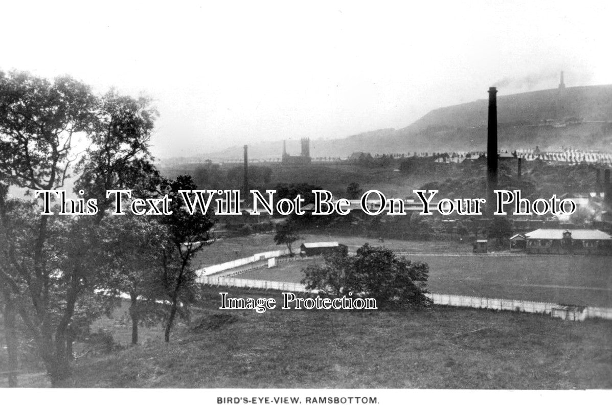 LA 3417 - Birds Eye View Of Ramsbottom, Lancashire