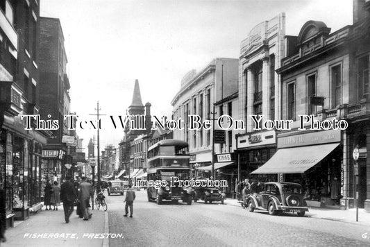 LA 3440 - Fishergate, Preston, Lancashire c1937
