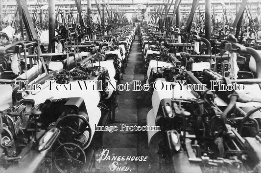 LA 3441 - Daneshouse Textile Mill Interior, Lancashire c1905