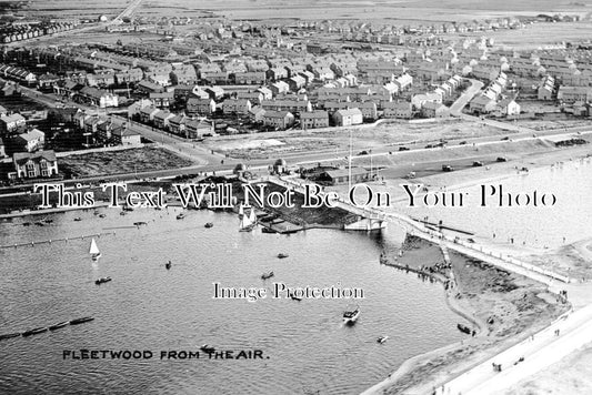 LA 3443 - Fleetwood From The Air, Lancashire