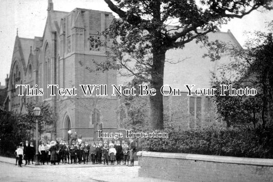 LA 3445 - Day School & Church, Urmston, Manchester, Lancashire