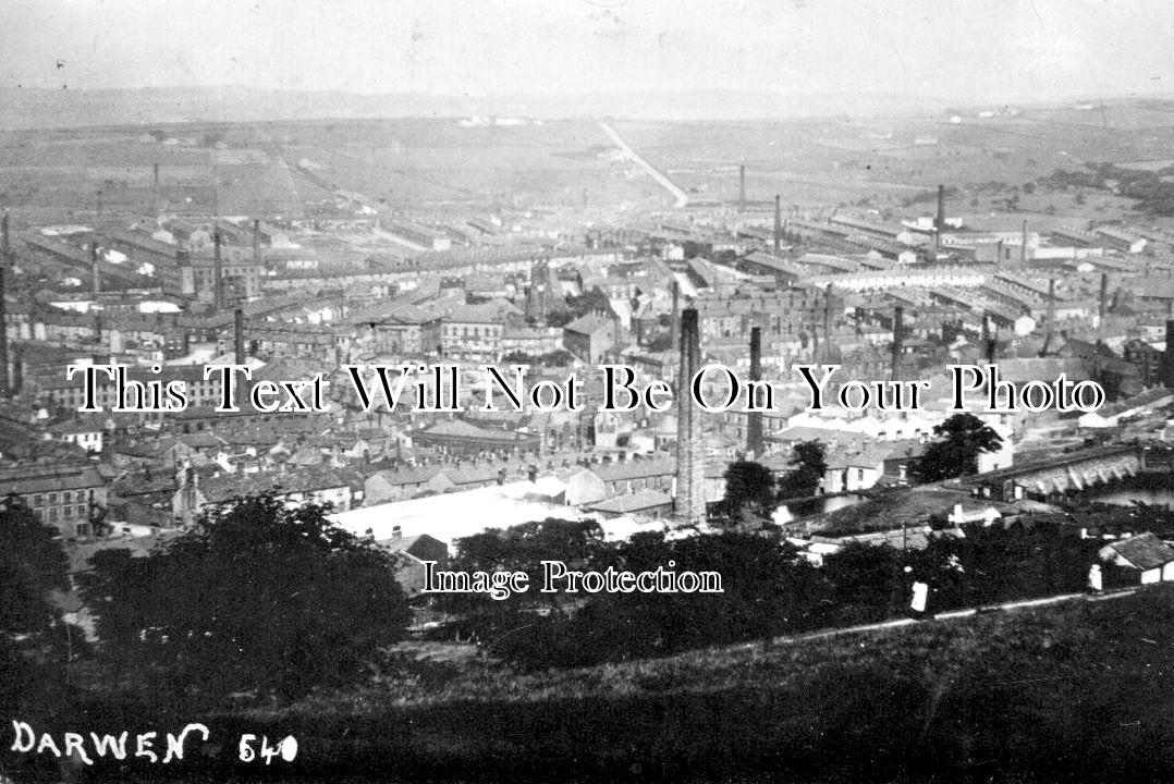 LA 3470 - View Of Darwen, Blackburn, Lancashire c1906