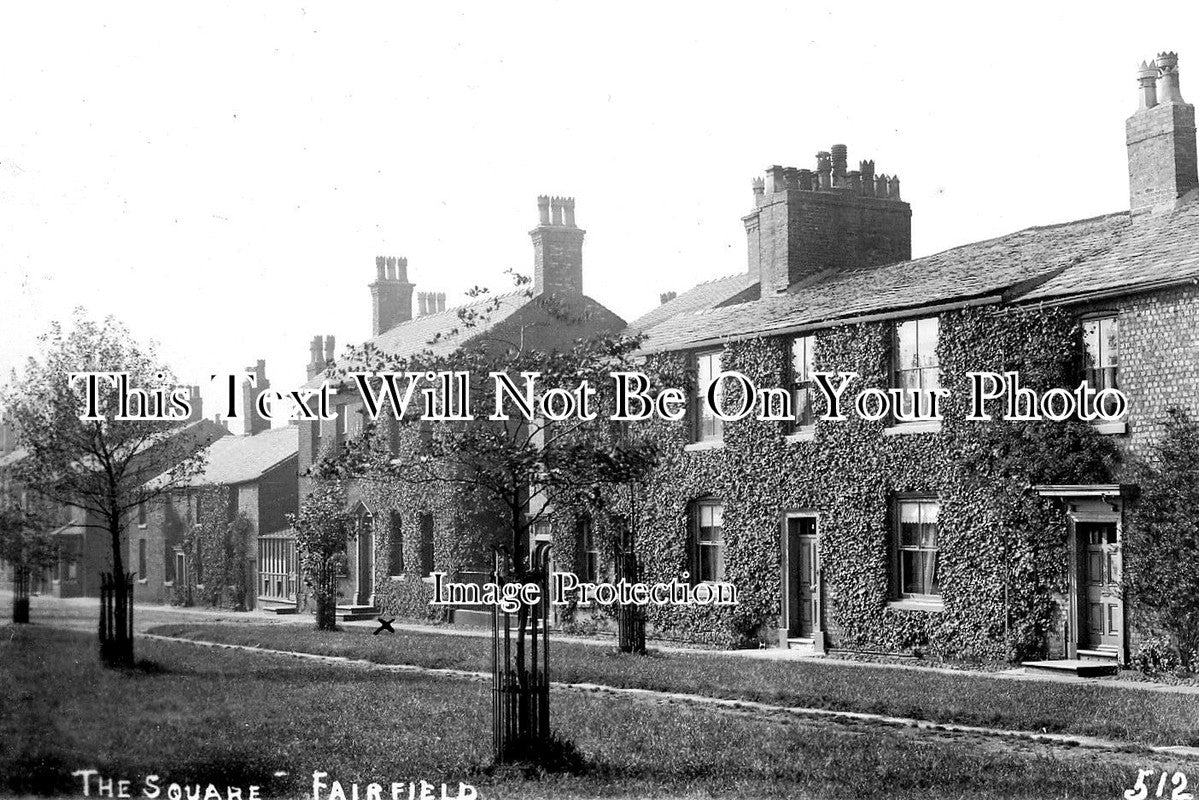 LA 3475 - The Square, Fairfield, Droylsden, Manchester, Lancashire c1914