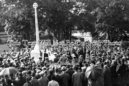LA 3476 - Foulridge War Memorial Dedication, Lancashire