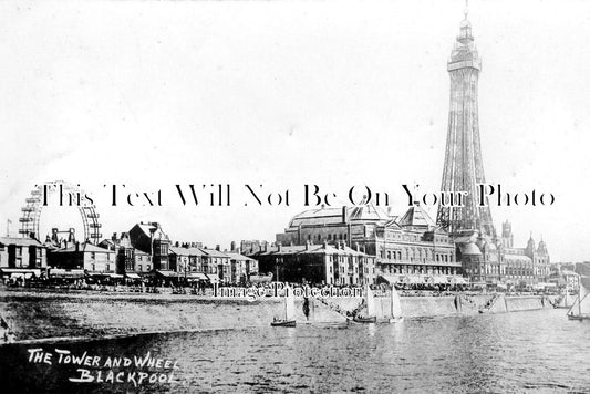 LA 3502 - The Tower & Palace Theatre, Blackpool, Lancashire c1906