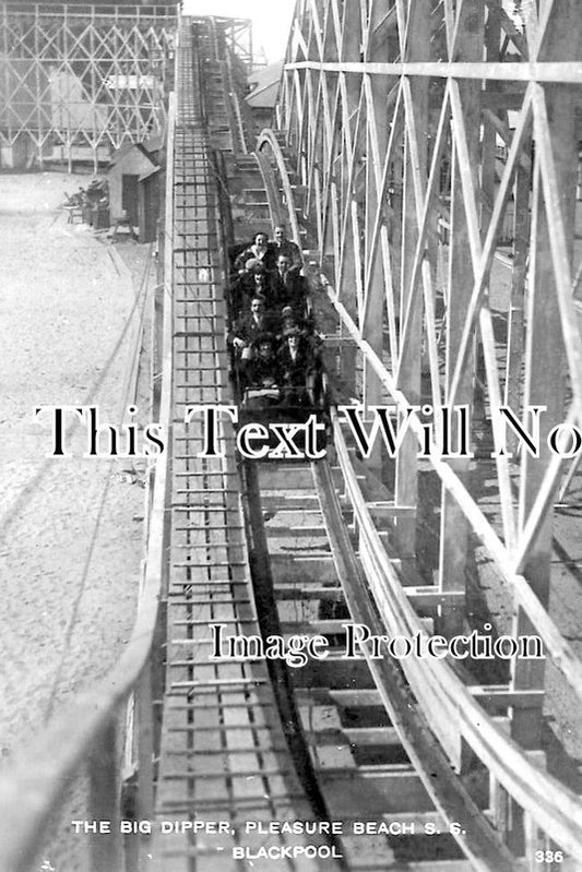 LA 3523 - Big Dipper, Blackpool Pleasure Beach, Lancashire