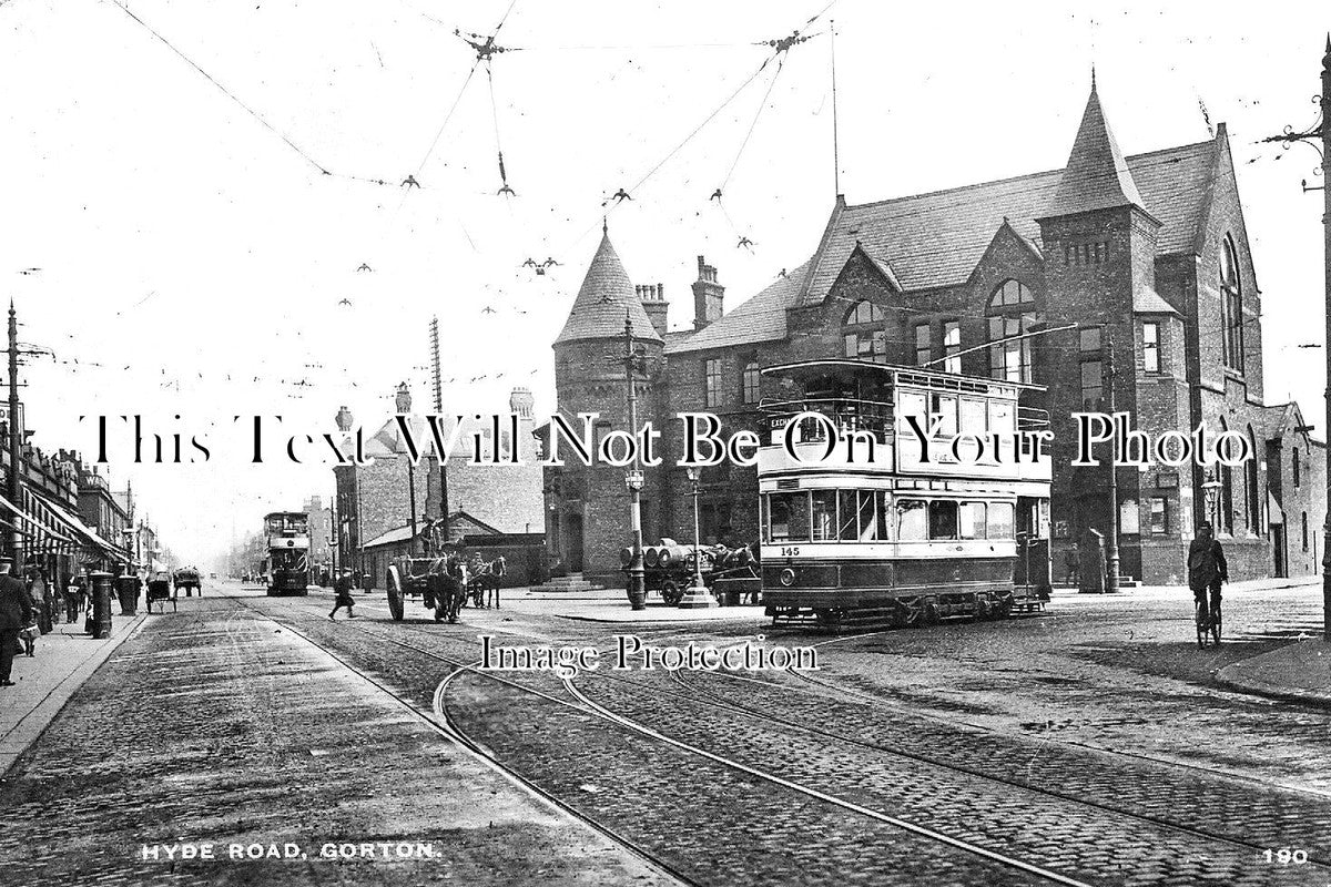 LA 3570 - Hyde Road, Gorton, Lancashire c1916