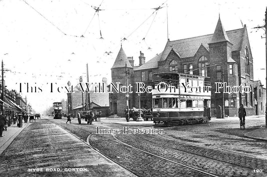 LA 3570 - Hyde Road, Gorton, Lancashire c1916