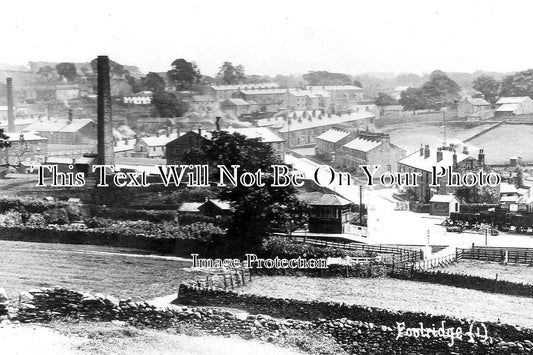 LA 3576 - Foulridge Railway Station & Village, Lancashire