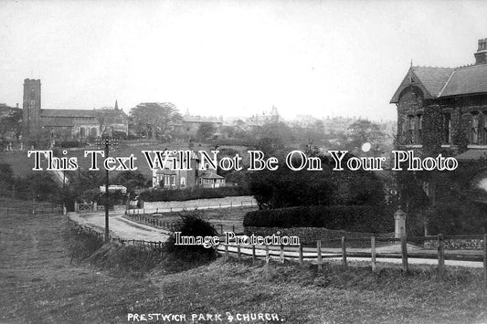 LA 3579 - The Park & Church, Prestwich, Lancashire