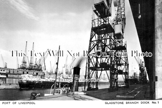 LA 3582 - Gladstone Branch Dock, Port Of Liverpool, Lancashire