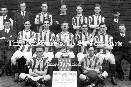 LA 3609 - Liverpool Matchless Polish City League Football Team 1919-20