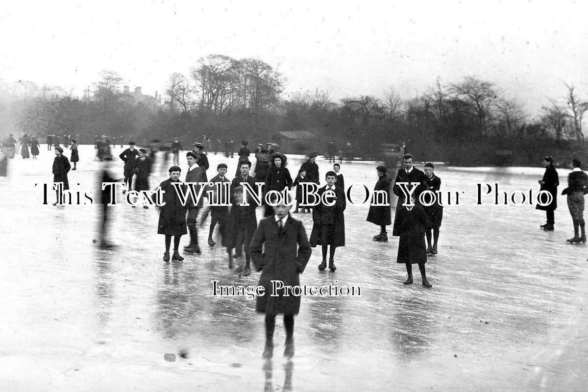 LA 3614 - Frozen Reservoir, Foulridge, Lancashire