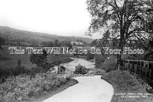 LA 3615 - A View From The Park, Clitheroe, Lancashire
