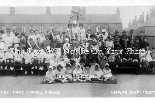 LA 3622 - Sheil Road Council School Empire Day, Liverpool 1927