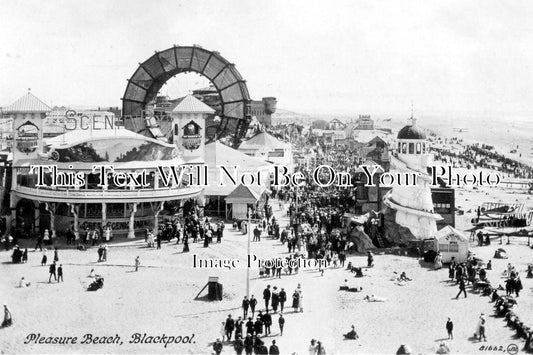 LA 364 - Air Port & Pleasure Beach, Blackpool, Lancashire