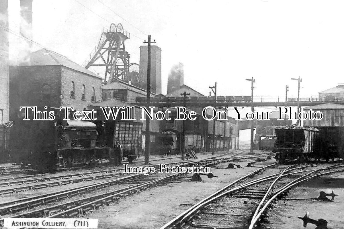 LA 3659 - Ashington Colliery Mine Pit, Northumberland c1922