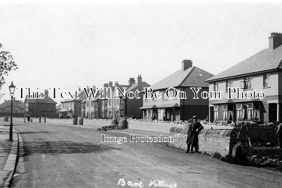 LA 366 - Bare Village, Lancashire c1920