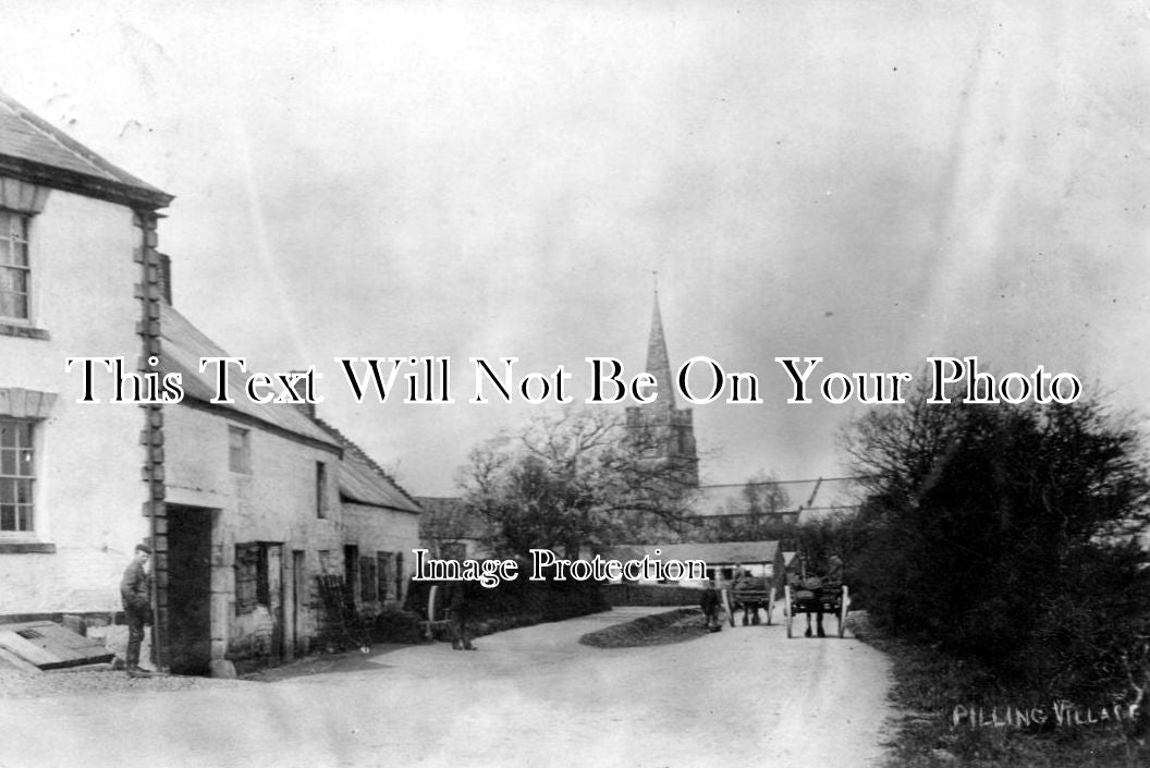 LA 368 - Pilling Village, Lancashire c1905