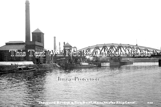 LA 3714 - Fire Boat, Trafford Bridge, Manchester Ship Canal