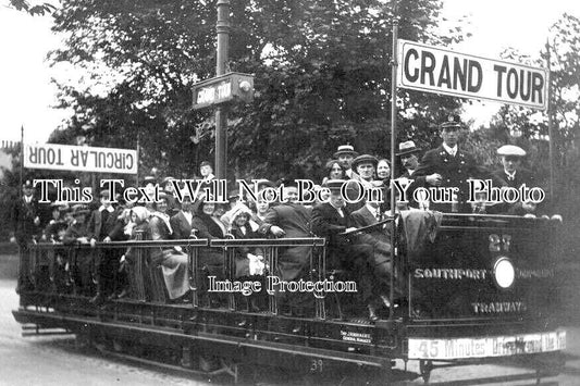 LA 3777 - Circular Grand Tour Tram, Southport, Lancashire