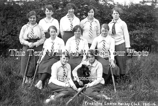 LA 3819 - Ladies Hockey Club, Pendleton, Salford, Lancashire 1915-16