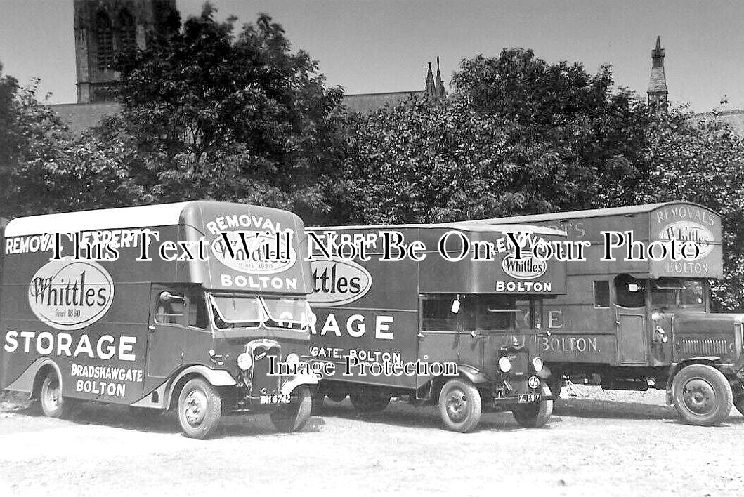 LA 3856 - Whittles Removals Wagons Bradshawgate, Bolton, Lancashire