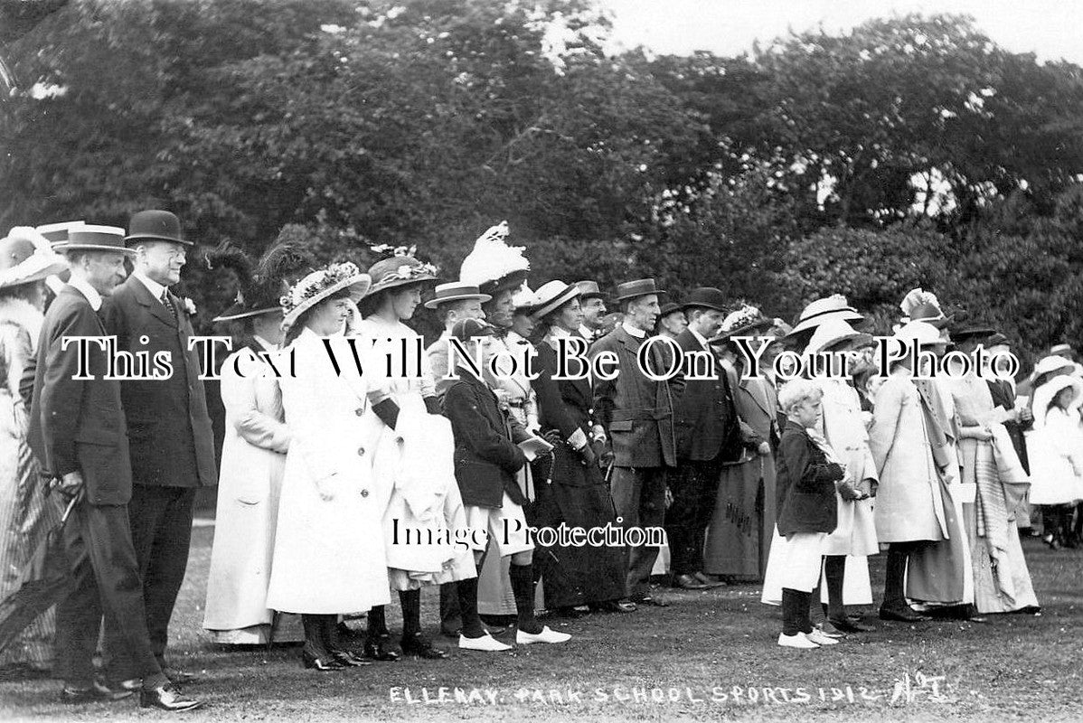 LA 3859 - Elleray Park School Sports, Wallasey, Lancashire 1912