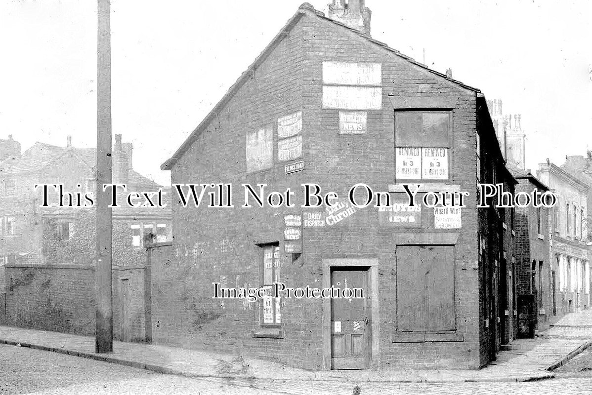 LA 3866 - Newsagents Shop, Falinge Road, Rochdale, Lancashire c1907