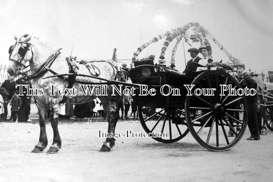 LA 387 - Horse & Cart, Fleetwood, Lancashire c1912