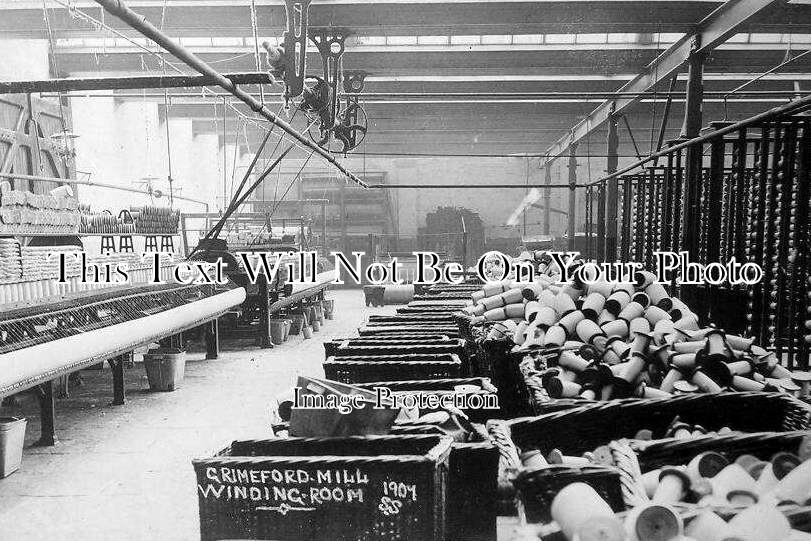 LA 3884 - Grimeford Mill Winding Room, Chorley, Lancashire c1907