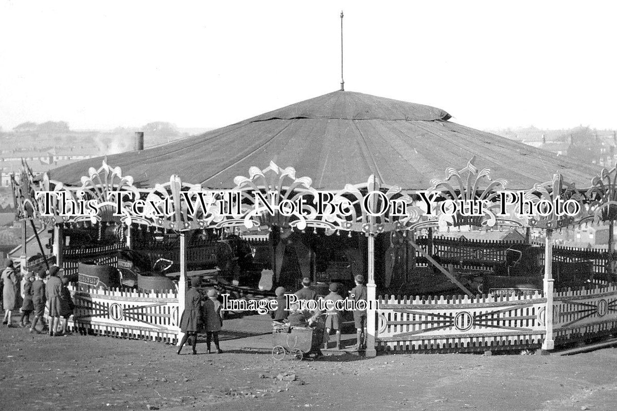 LA 3908 - Scotia Swirl At Colne Fairground, Lancashire c1938