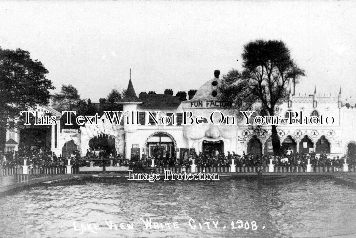 LA 391 - Lake View, White City, Manchester, Lancashire c1908