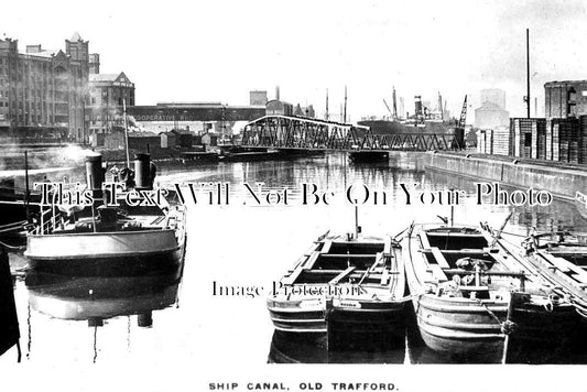 LA 3914 - Manchester Ship Canal, Old Trafford, Lancashire c1910