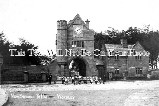 LA 3922 - New Entrance To Hall, Worsley, Lancashire