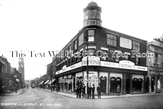 LA 3928 - Westfield Street, St Helens, Lancashire c1938