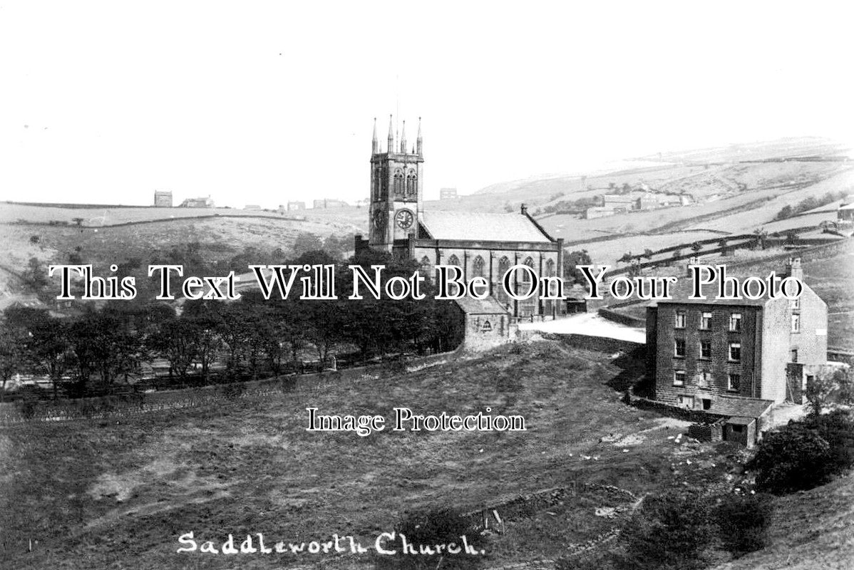 LA 3947 - Saddleworth Church, Lancashire