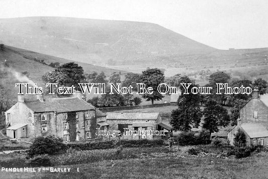 LA 395 - Pendle Hill From Barley, Lancashire c1924