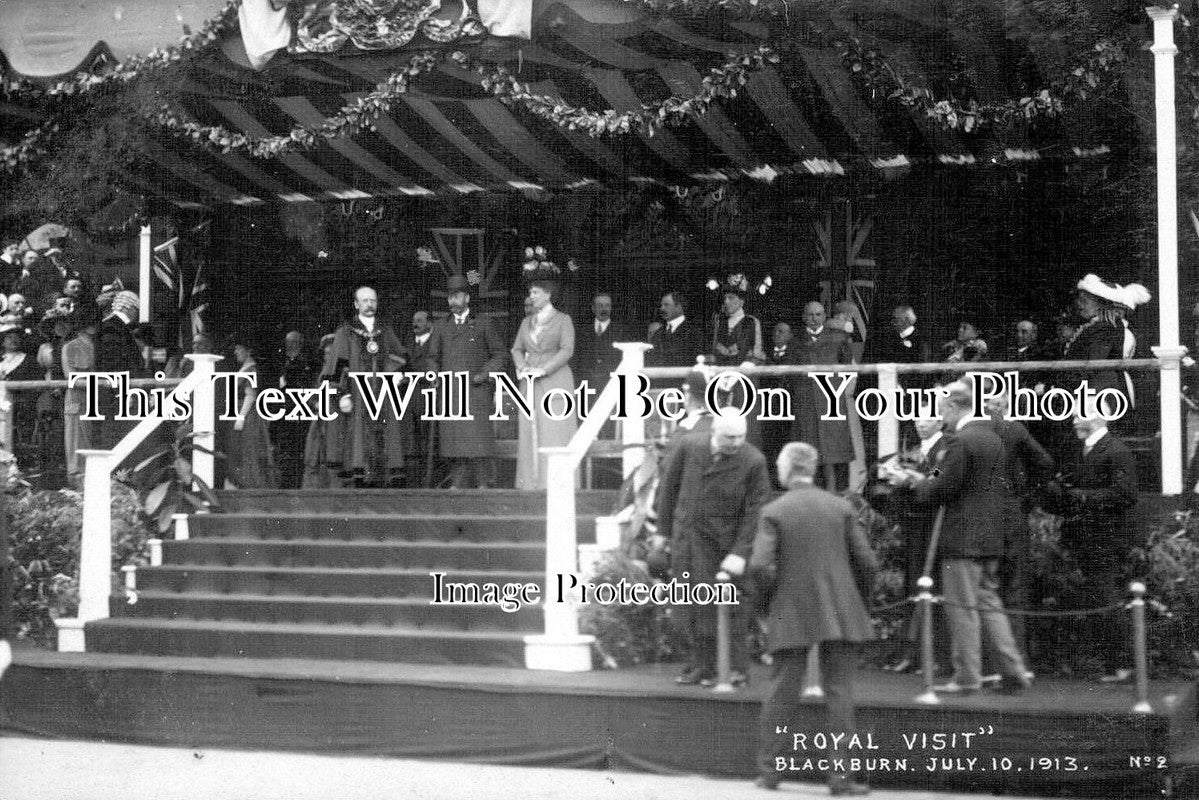 LA 4001 - Royal Visit To Blackburn, Lancashire 1913