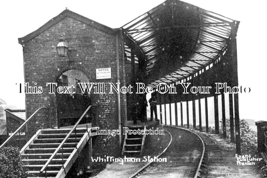 LA 4005 - Whittingham Railway Station, Lancashire c1910