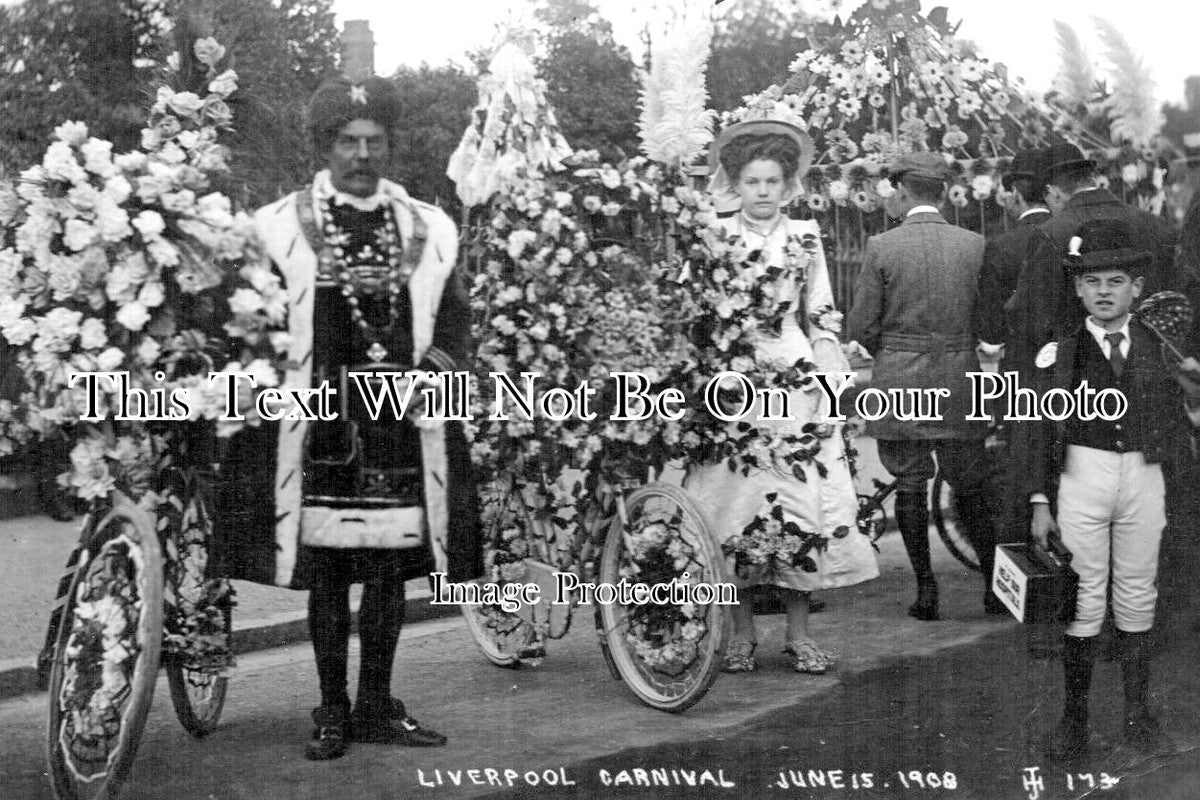 LA 4029 - Liverpool Carnival, Lancashire 1908