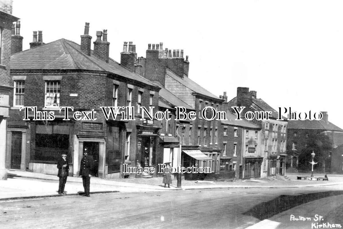 LA 4032 - Poulton Street, Kirkham, Lancashire c1910