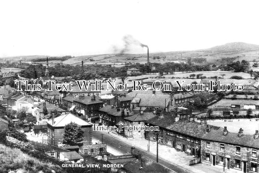 LA 4066 - General View Of Norden, Lancashire