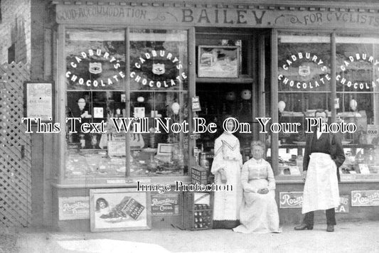 LA 4077 - Bailey Shop Front, Lytham, Lancashire c1906