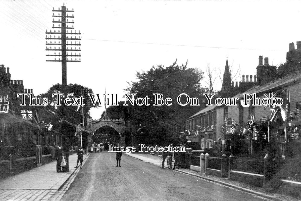 LA 4099 - Ribby Road, Kirkham, Lancashire c1911