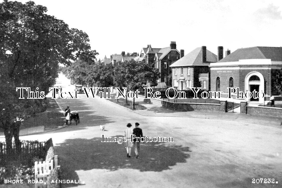 LA 4120 - Shore Road, Ainsdale, Lancashire c1929