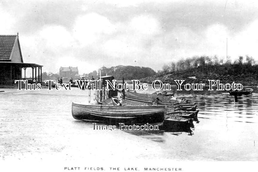 LA 4124 - Platt Fields, The Lake, Manchester, Lancashire