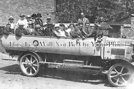 LA 4159 - Queen Of The North Charabanc, Blackpool, Lancashire c1921